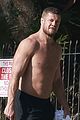 dan reynolds shirtless walk 04