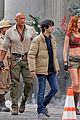 dwayne johnson jack black more begin jumanji4 filming in la 02