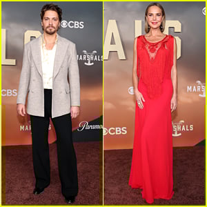 Luke Grimes, Arielle Kebbel & More Step Out for 'Marshals' Premiere